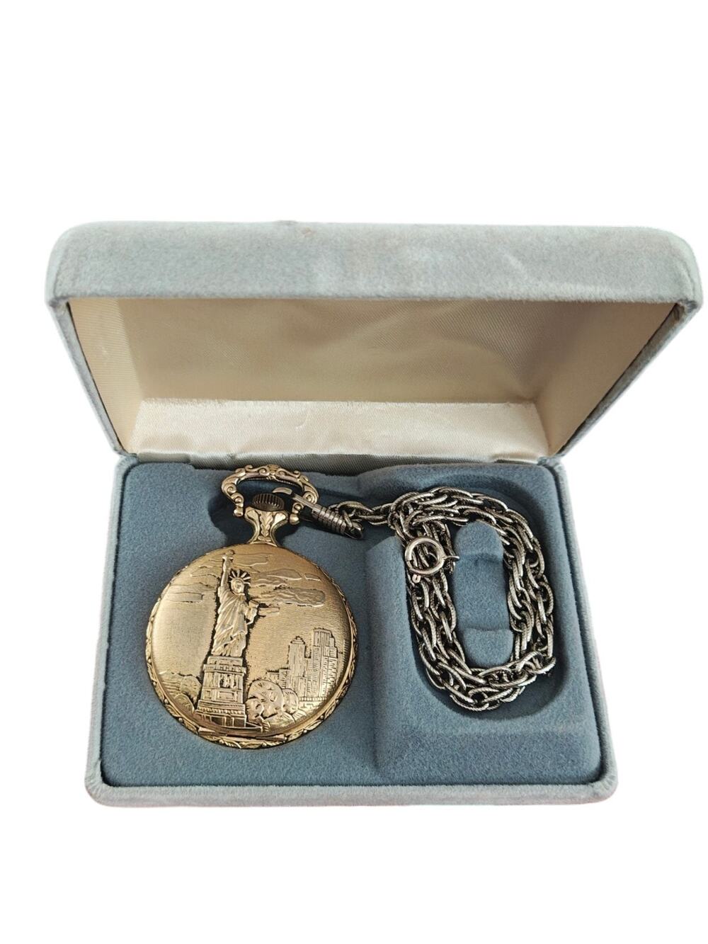 Very Nice Goldtone 1986 Statue Of Liberty Eagle Limited Edition Commemorative...
